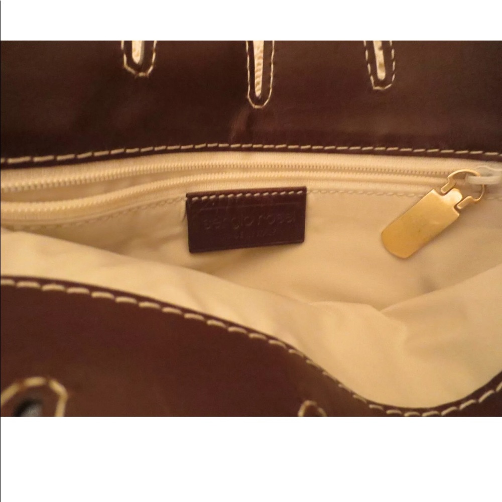 SERGIO ROSSI Bag ROUND WOODEN  handles - Picture 4 of 8